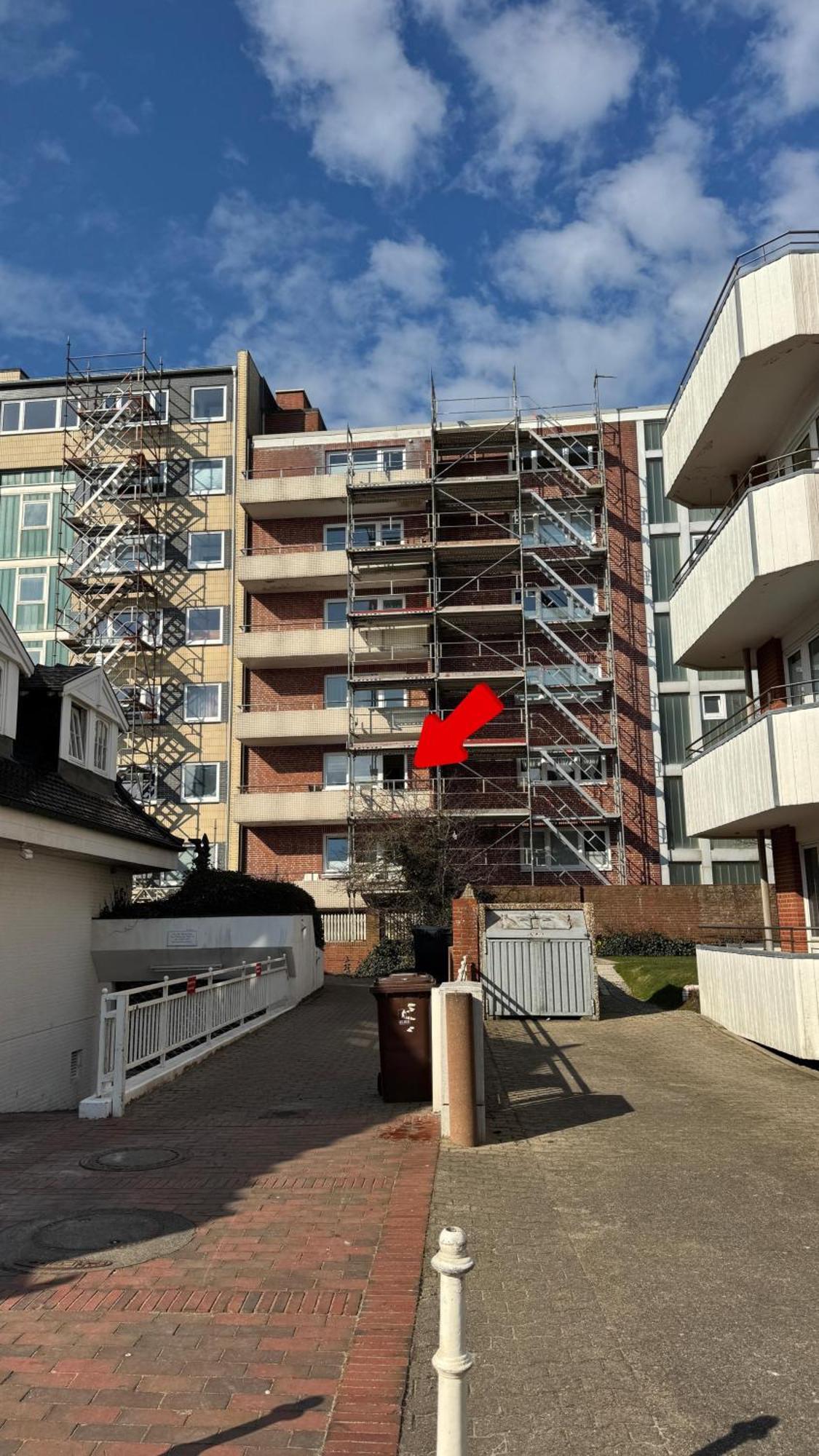 Strandflucht, Sehr Strandnah, Im Herzen Westerlands, Balkon, 1 Zi Eksteriør billede